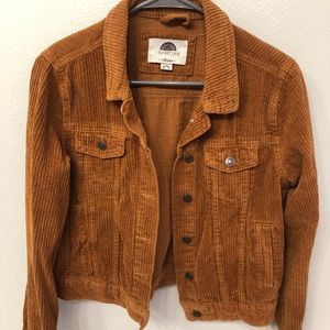 Burnt Orange Corduroy Jacket